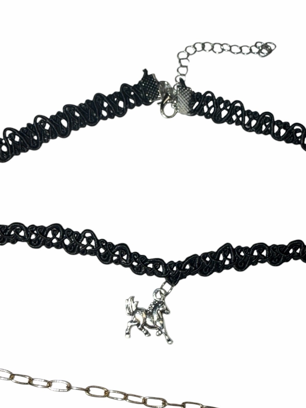 horse charm Choker Necklace - Picture 2 of 5